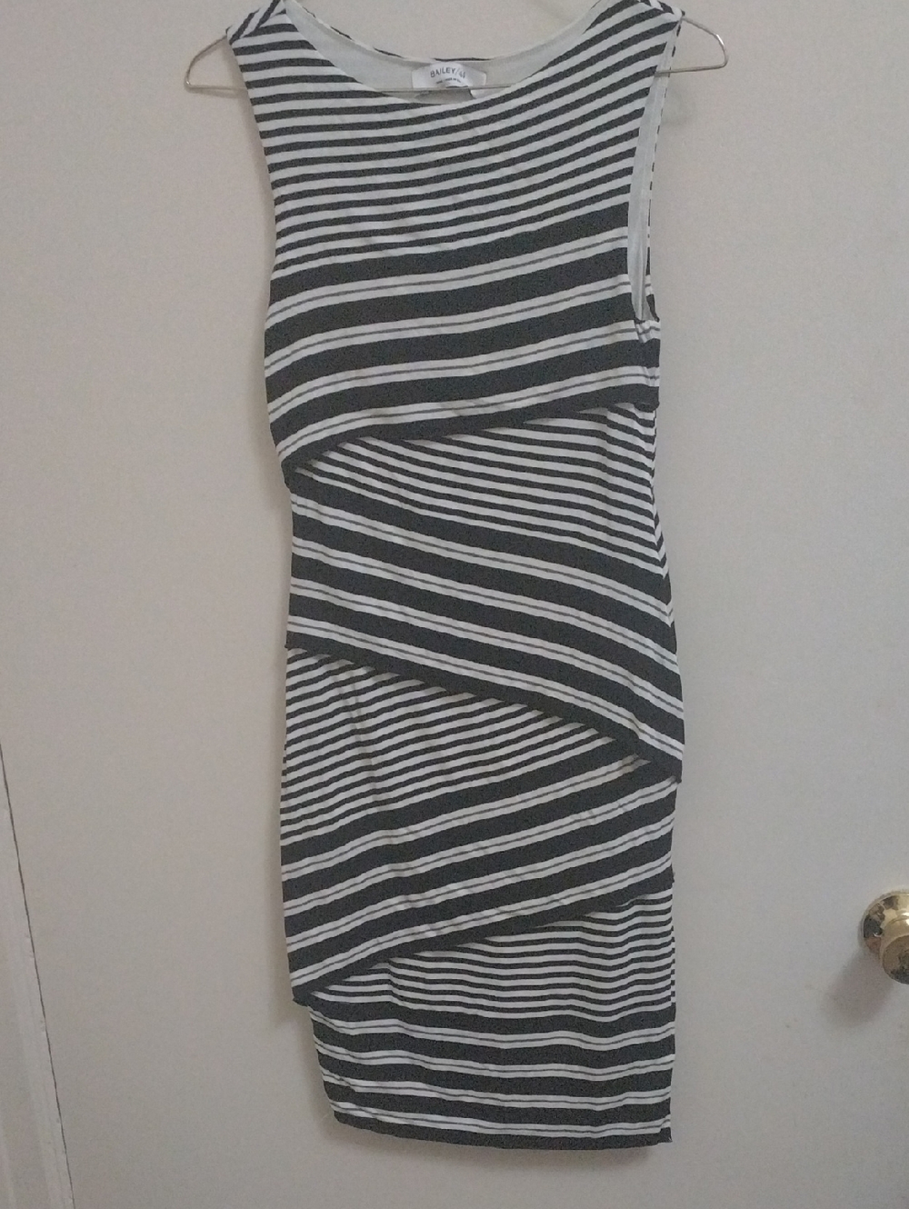 Anthropologie Bailey 44 Striped Column Dress Sz S